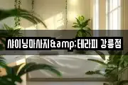 강원특별자치도 강릉시 마사지, 지압등 업체정보