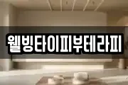 웰빙타이피부테라피