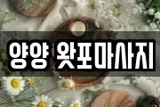 강원특별자치도 양양군 마사지, 지압등 업체정보