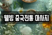 웰빙 중국전통 마사지