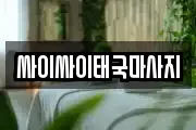 싸이싸이태국마사지