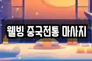 웰빙 중국전통 마사지