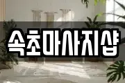 강원 속초시 영랑동 마사지, 지압등 업체정보
