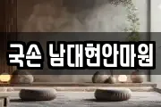 국손 남대현안마원