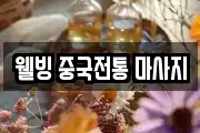 웰빙 중국전통 마사지