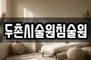두촌시술원침술원