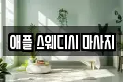 애플 스웨디시 마사지
