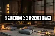 월드바디케어 건강관리센터 마사지