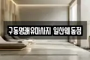 구동명쾌유마사지 일산웨돔점