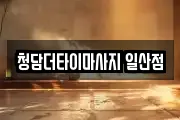 청담더타이마사지 일산점