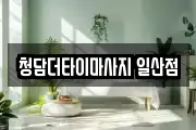 청담더타이마사지 일산점
