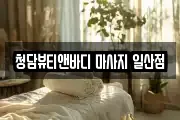 청담뷰티앤바디 마사지 일산점