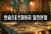 한송스포츠마사지 일산본점