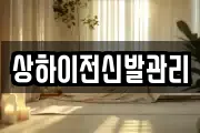 상하이전신발관리
