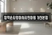 참약손지압마사지안마원 가산본점