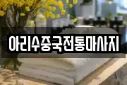 아리수중국전통마사지
