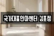 경기도 김포시 마사지, 지압등 업체정보