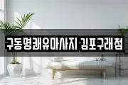 구동명쾌유마사지 김포구래점