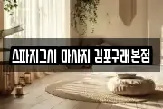 스파지그시 마사지 김포구래본점