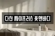 다산 싸이프러스 풋앤바디