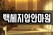 백세지압안마원