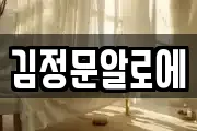김정문알로에
