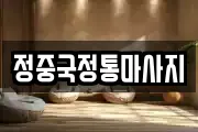 정중국정통마사지