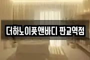 더하노이풋앤바디 판교역점