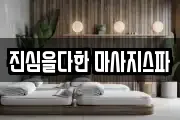 진심을다한 마사지스파