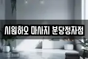 시원하오 마사지 분당정자점