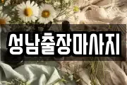 성남출장마사지