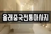 올래중국전통마사지