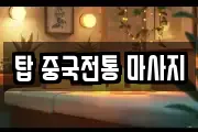 탑 중국전통 마사지