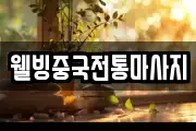 웰빙중국전통마사지