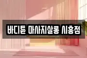 바디튠 마사지살롱 시흥점
