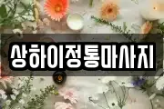 상하이정통마사지