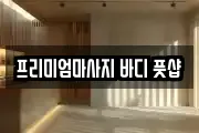 프리미엄마사지 바디 풋샵