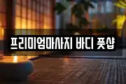 프리미엄마사지 바디 풋샵