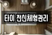 타이 전신체형관리