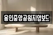 용인중앙공원지압보드