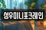 성우미니포크레인