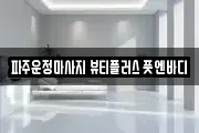 경기도 파주시 동패동 마사지, 지압등 업체정보