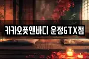 카카오풋앤바디 운정GTX점