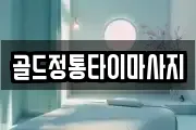 골드정통타이마사지