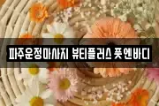 경기도 파주시 마사지, 지압등 업체정보