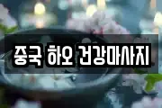 중국 하오 건강마사지