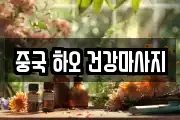 중국 하오 건강마사지