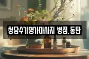 청담수기명가마사지 병점.동탄