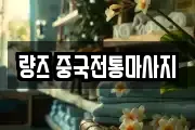 량즈 중국전통마사지