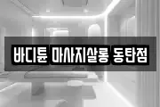 바디튠 마사지살롱 동탄점